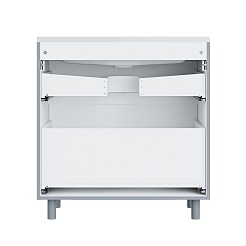 Vivon Тумба с раковиной Shelly 80 серая матовая – фотография-13